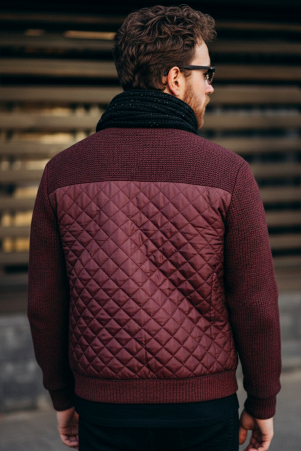 Veste Matelassée en Maille | Étienne – Bordeaux